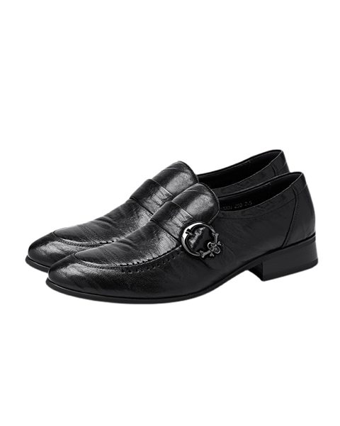 Giày tây lười không dây loafer velvet