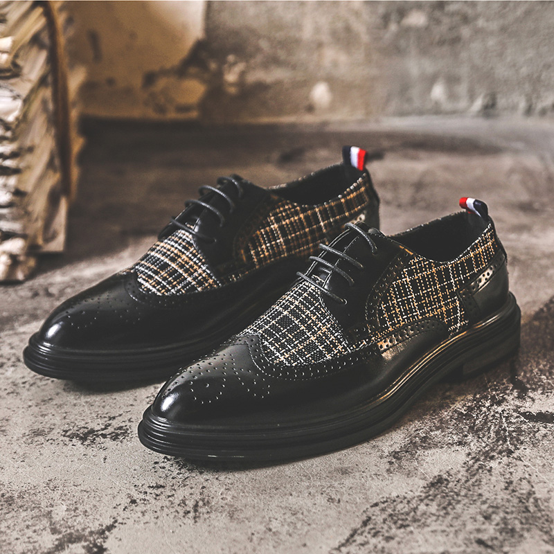 Giày Tây Hiện Đại Derby Line Brogue