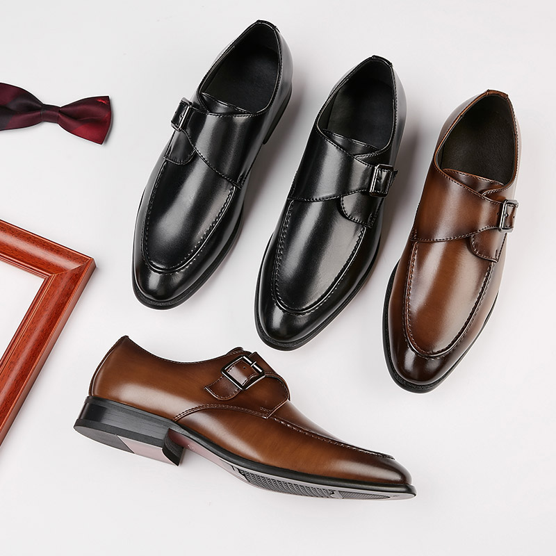 Giày Tây Chú Rể Loafer Monkstrap